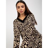 RUE PARIS Tunic-RP-TU-8189-3.66-black-beige | Shoptok.si