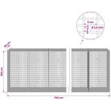 Gabion s žicom debljine 3,5 mm i mrežom 5x2,5 cm 750x50x100 cm | shoptok.hr