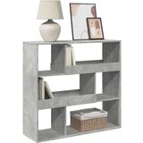 vidaXL Knjižna omara/pregrada betonsko siva 100x33x94,5 cm | Shoptok.si