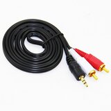G&bl audio kabel (3m, 3.5mm muški na 2x rca muški, crni) Cijene