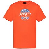 Schott Majice s kratkimi rokavi TSUSTOUR Oranžna | Shoptok.si