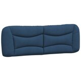 vidaXL Vzglavna stranica modra 160 cm blago, (21038462) Cene