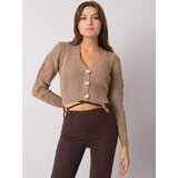 RUE PARIS Sweater-LC-SW-A4.40X-dark beige | Shoptok.si