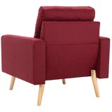  2-dijelni set sofa od tkanine crvena boja vina | shoptok.hr