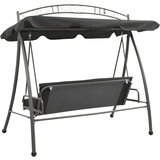  Zunanja gugalnica s streho antracitna 198x120x205 cm jeklo, (20851852) | Shoptok.si