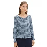 Ženska bluza 1039068, Plavo-bela