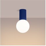 Sollux Modra stropna svetilka s steklenim senčilom ø 12 cm Orbital – | Shoptok.si