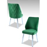Hanah home set puf fotelja, 48x90x43 cm, 2 dijela, zelena | Eponuda.ba