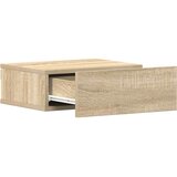 Viseći noćni ormarić boja hrasta 40x30x15 cm konstruirano drvo | shoptok.hr