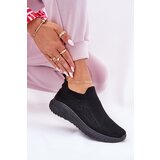 Boto Slip On Fabric Sports Shoes Women Black Minstina | Shoptok.si