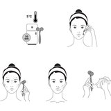 Notino Spa Collection Face massage tool pomagalo za masažu za lice Silver | shoptok.hr