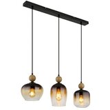 Globo Viseća svjetiljka Commy (40 W, Crna, D x Š x V: 720 x 180 x 1.200 mm, E27, 3 Kom.) | shoptok.hr