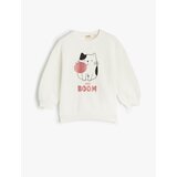 Koton Girls' Ecru Sweatshirt | Shoptok.si