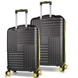 set kofera 8388, 2 dijela, crni