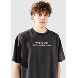 A-Lab Trying My Best Cropped T-shirt vintage black Cene