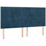  Okvir kreveta bez madraca tamnoplavi 160x200 cm baršunasti | shoptok.hr
