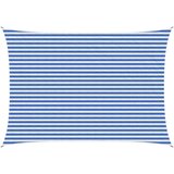  Senčna platna Modra in bela 3,5 x 4,5 m HDPE, (5000241437) | Shoptok.si