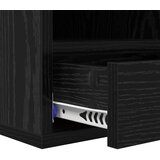  Držač za printer Crni hrast 40 x 32 x 24 cm Konstruirano drvo | shoptok.hr