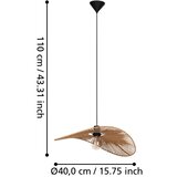 Eglo 31991 - visilica na sajli siruela 1xE27/42W/230V 56 cm braon/crna | Eponuda.com