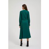 Marisse Emerald Midi Dress With Ruffles | Eponuda.ba