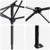 Gazebo bez bočne strane Krema i smeđa | shoptok.hr