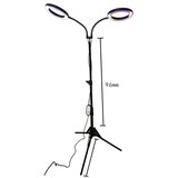 INF Dvojna rastna svetilka za rastline s stojalom za tri pod (EU vtič), (22108772) | Shoptok.si