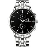 Ura OB-22616 - Srebrna / Črna KP22616 Cene