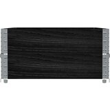  Vrtni sadilica crna 120 x 80 cm od masivne borovine | shoptok.hr