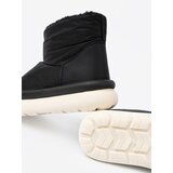 Shelvt Waterproof black snow boots with fur interior | Shoptok.si