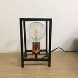  ONLI - Stona lampa FLOKI 1xE27/15W/230V 20 cm crna/bakrena | Eponuda.com