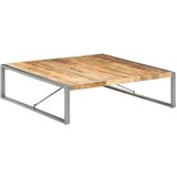 vidaXL Klubska mizica 140x140x40 cm robusten mangov les Cene