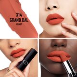 Dior Rouge dolgoobstojna šminka polnilna odtenek 314 Grand Bal Velvet 3,5 g | Shoptok.si