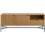Actona Niska komoda u dekoru hrasta u prirodnoj boji 180x70 cm Jaipur – Cijene
