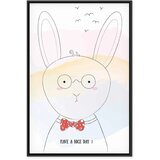  Slika - Greetings from Rabbit (1 Part) Vertical 40x60 U crnom drvenom okviru | shoptok.hr