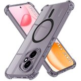 Techsuit Shockproof Clear Silicone MagSafe zaštitna maskica za Honor 400 – smoke crna | shoptok.hr