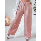 DStreet Spodnie damskie wide leg MILLIVIO różowe | shoptok.hr