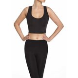 Bas Bleu Crop top TEAMTOP 30 sports black with functional inserts Cene
