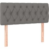  Box spring postelja z vzmetnico LED temno siva 120x200 cm blago, (20727223) | Shoptok.si