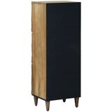  Visoka omara z vrati Rjava 40 x 33,5 x 110 cm Masiven les manga, (5000246526) | Shoptok.si