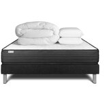 VITALIT Kompletni paket za posteljo - Vzmetnica 200x200 cm + Vzmetnica z letvami (komplet) + 2 vzglavnika + Prevleka - Vitalpower, (21613783) | Shoptok.si