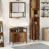 Set namještaja za kupaonicu 2 kom. Smeđa Konstruirano drvo | shoptok.hr