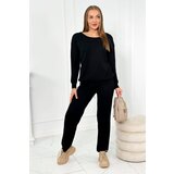 Kesi Set of sweaters Sweatshirt + Pants black Cene