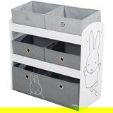 Roba Bel/siv otroški organizator za igrače 63,5x29,5x60 cm Miffy – | Shoptok.si