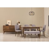Hanah home Trpezarijski set Vina Bench 04 0900, 6 delova, Bež Cijene