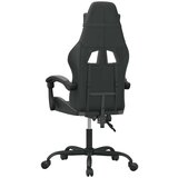  Igraća stolica crno-siva od umjetne kože | shoptok.hr