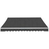  Sklopiva tenda na ručno upravljanje 400 cm antracit | shoptok.hr