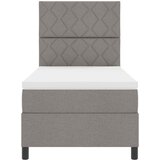  Krevet s opruga kutije Sivo-smeđa 100 x 200 cm tkanina | shoptok.hr