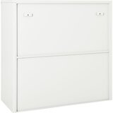 Ormarić s kliznim vratima bijeli 90 x 40 x 90 cm čelični | Eponuda.com