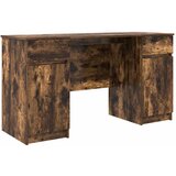 vidaXL Stol Dimljeni hrast 140x49x76 cm Konstruirano drvo | shoptok.hr