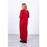 Kesi Long cardigan sweater tied at the waist red | shoptok.hr